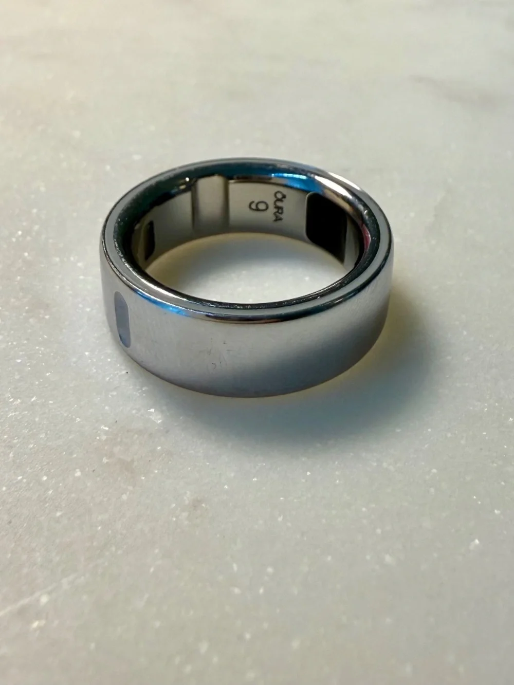 Oura Ring Silver Size 9